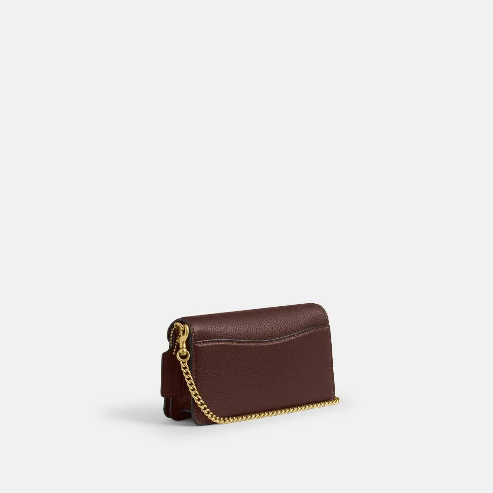 Coach Tabby Chain Crossbody 19 — Dark Brown