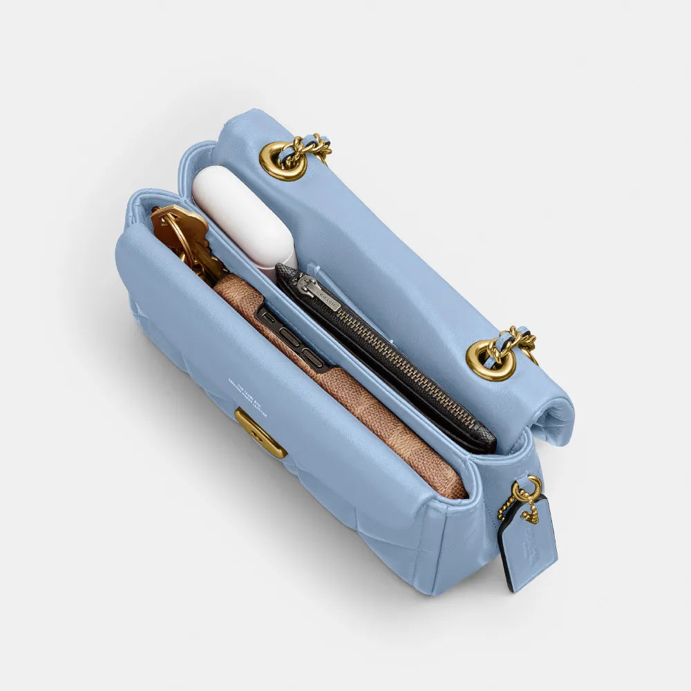 Coach Tabby Shoulder Bag 20 With Pillow Quilting — Blue