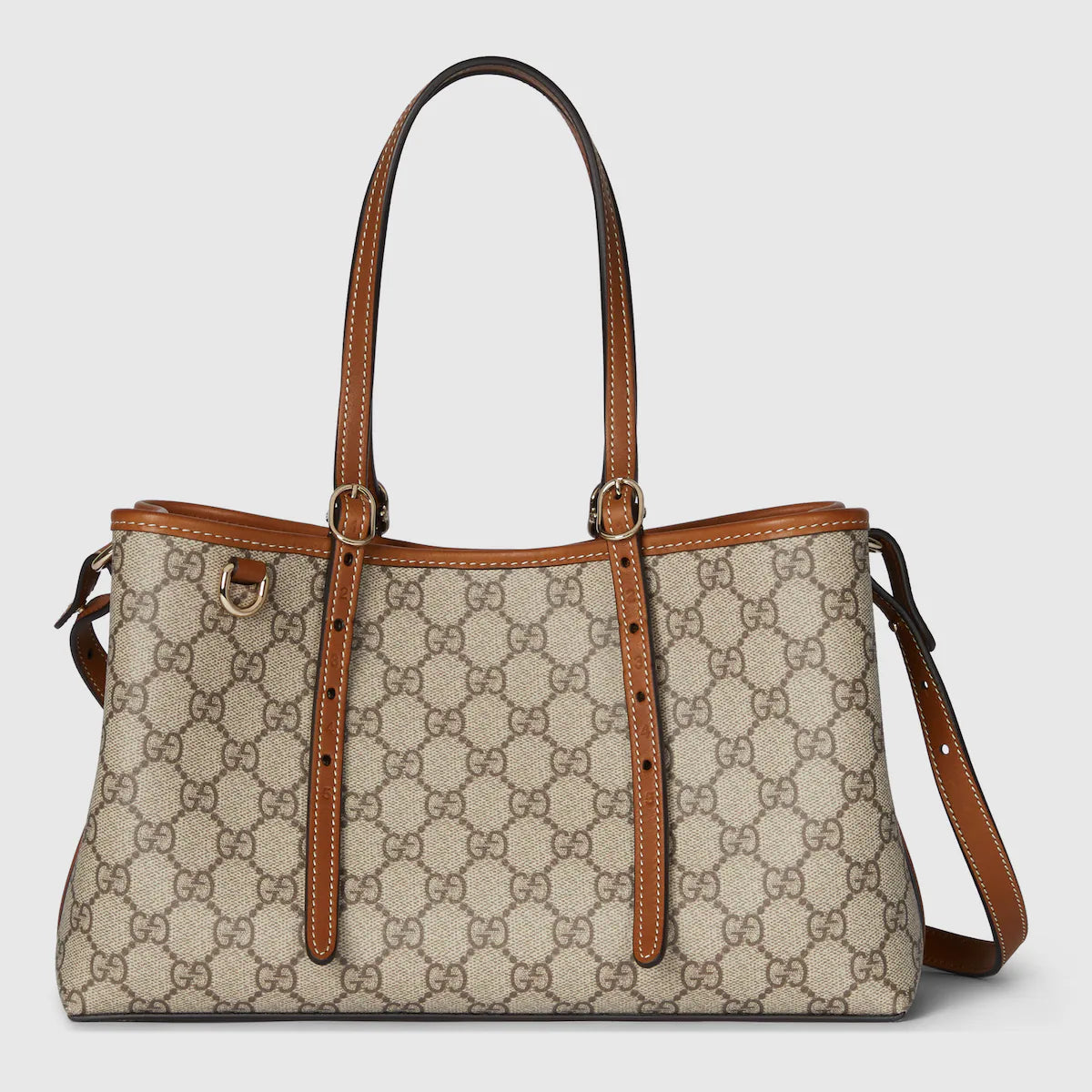 Gucci GG Emblem Tote Bag — Monogram Coated Fabric