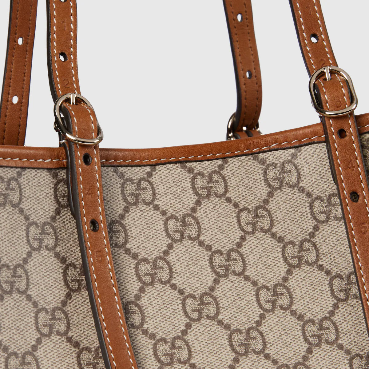 Gucci GG Emblem Tote Bag — Monogram Coated Fabric