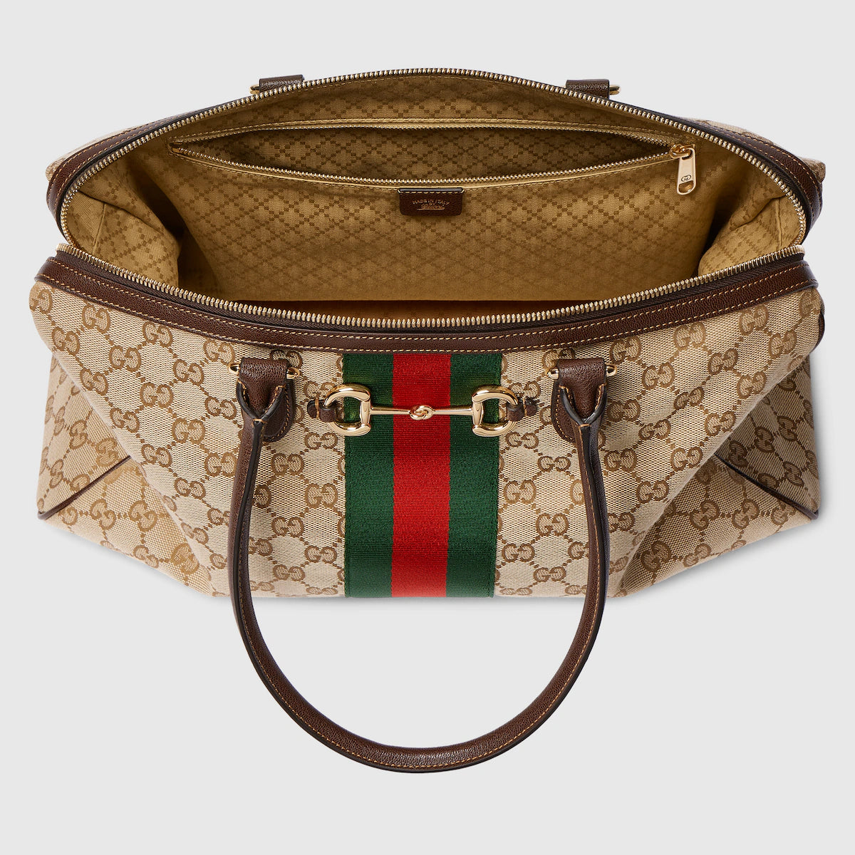 Gucci Borsetto Large — GG Canvas, Sand