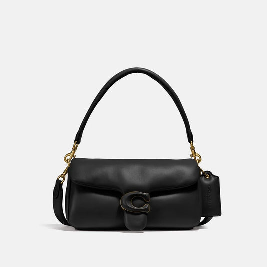 Coach Pillow Tabby Shoulder Bag 26 — Black