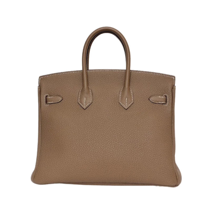 Hermès Birkin 25 — Brown Togo Leather, Palladium Hardware