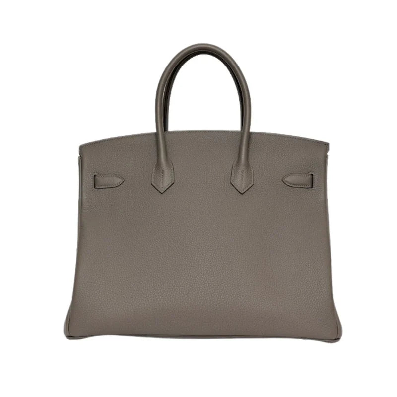 Hermès Birkin 35 — Grey Togo Leather, Gold Hardware