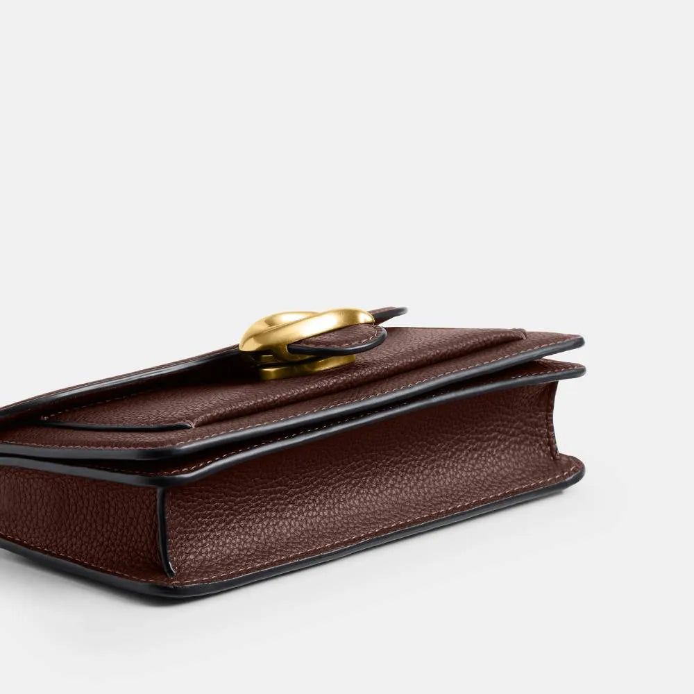 Coach Tabby Chain Crossbody 19 — Dark Brown