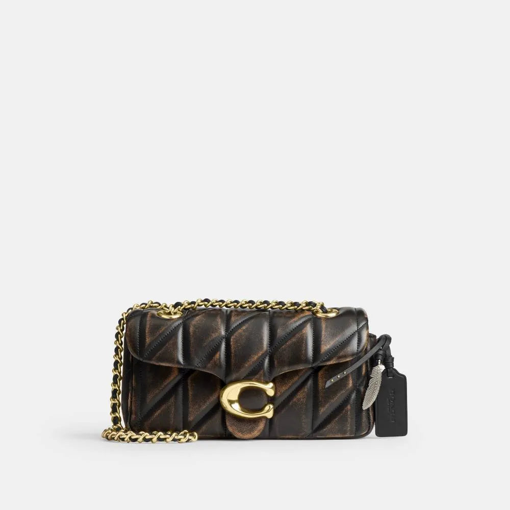 Coach Tabby Shoulder Bag 20 Loved Leather — Black