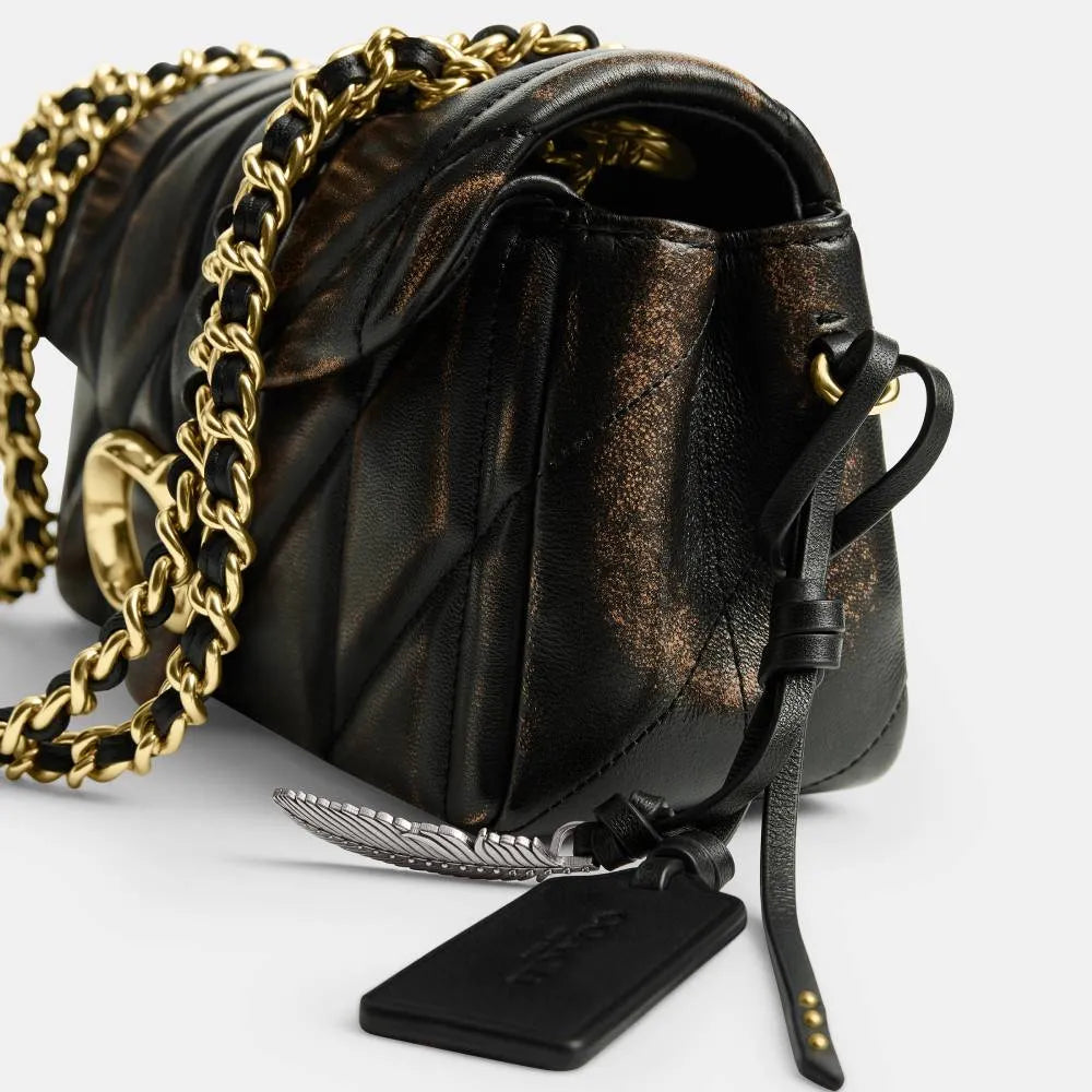 Coach Tabby Shoulder Bag 20 Loved Leather — Black