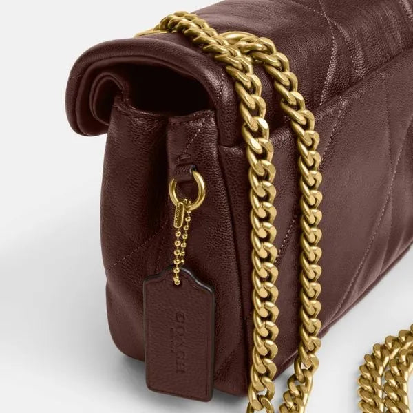 Coach Tabby Shoulder Bag 26 Quilted — Dark Brown