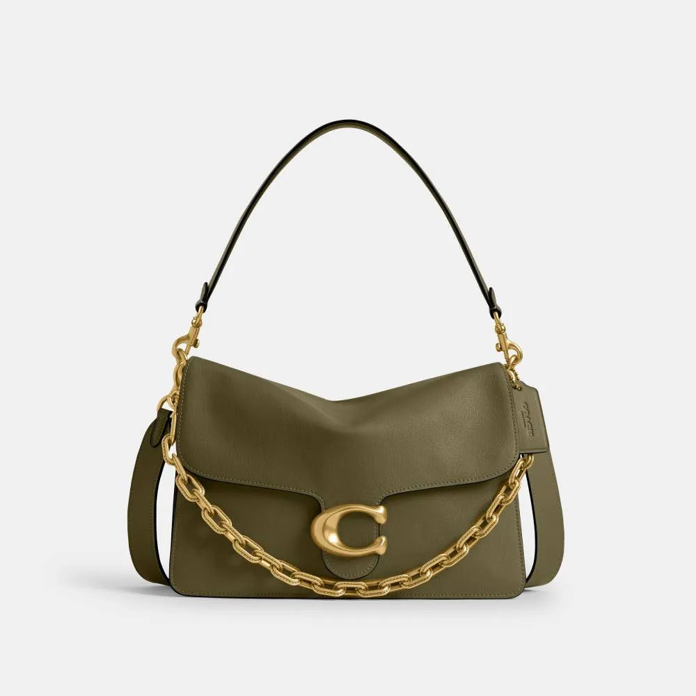 Coach Chain Tabby Shoulder Bag 30 — Green